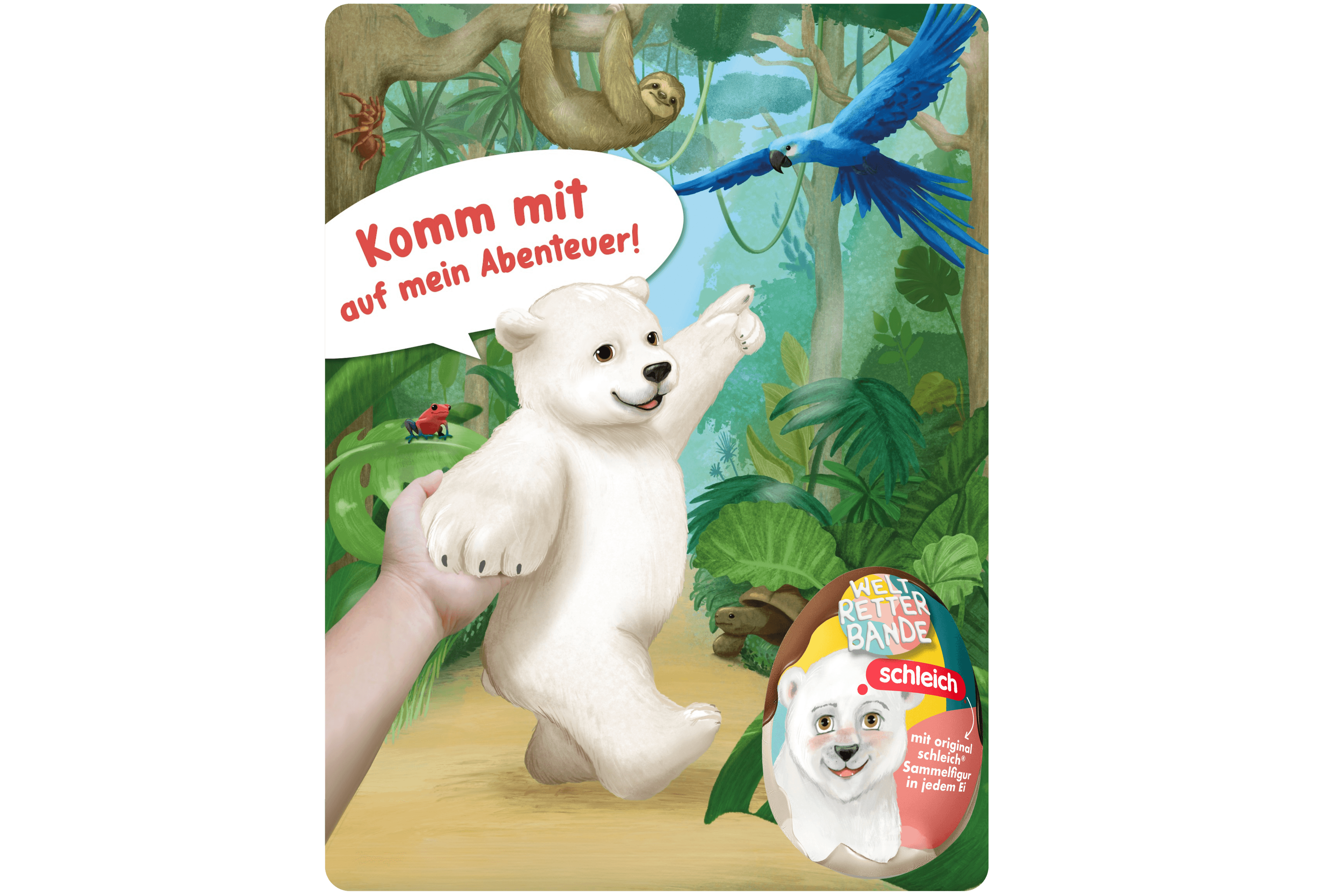 Weltretterbande Schoko-Ei mit Sammelfiguren